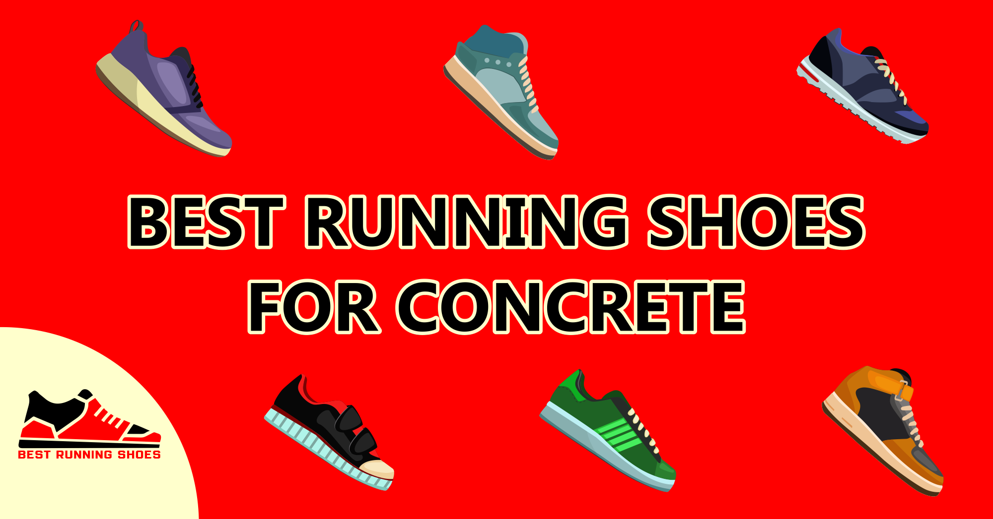 6 Best running shoes for concrete.